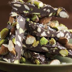 Salted Almond and Pistachio Bark