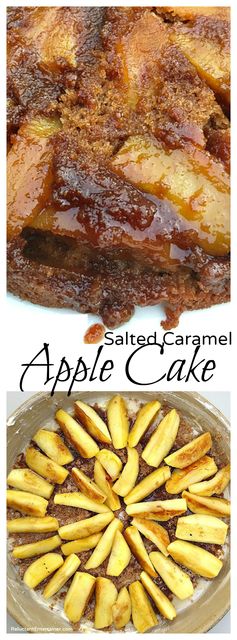 Salted Caramel Apple Cake