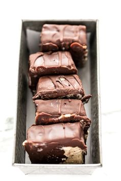 Salted Caramel-Cashew Chocolate Covered Ice Cream Bars (Vegan