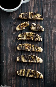 Salted Caramel Chocolate Biscotti