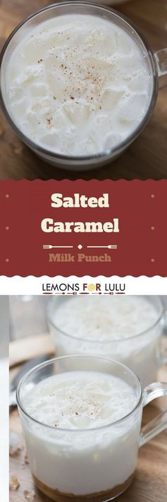 Salted Caramel Milk Punch