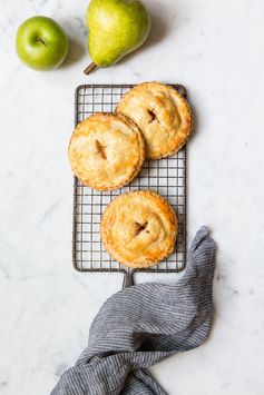 Salted caramel pear and apple hand pies