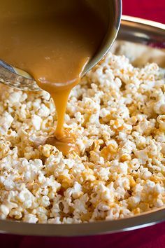 Salted Caramel Popcorn (Chewy