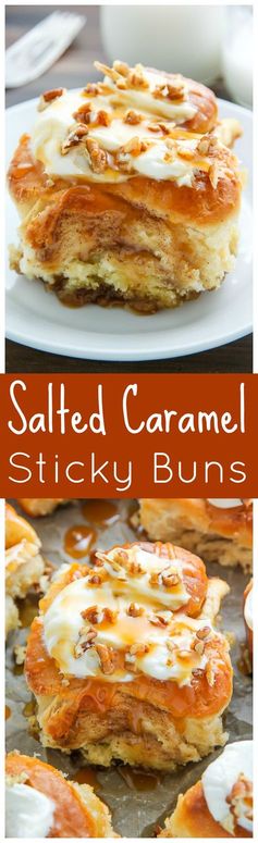 Salted Caramel Sticky Buns