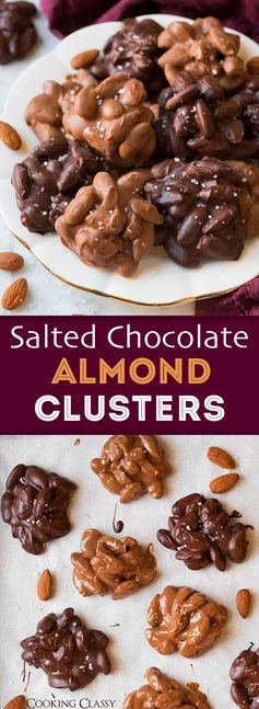 Salted Chocolate Almond Clusters