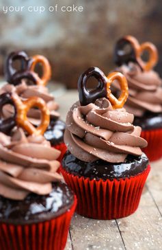 Salted Chocolate Cupcakes