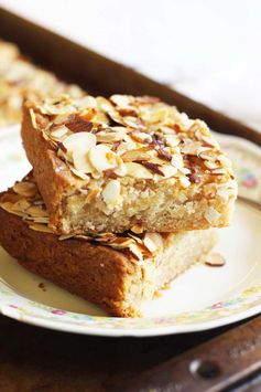 Salted Honey Almond Squares