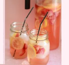 Sangria Blanche à la Fraises et aux Citrons