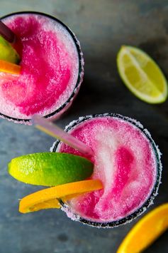 Sangria Swirled Frozen Margaritas