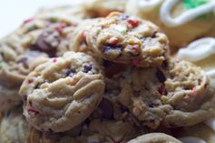 Santa's Chocolate Chip Peppermint Cookies