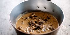 Sauce aux champignons à la crème et Cognac