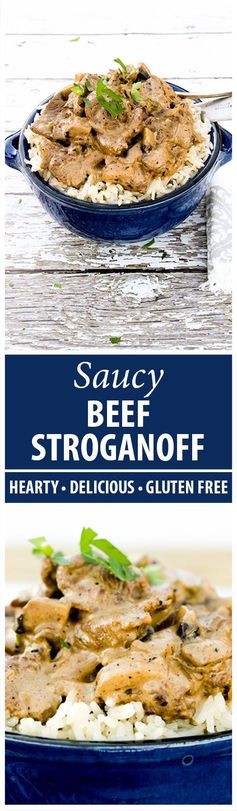 Saucy Beef Stroganoff