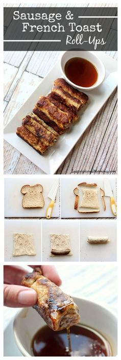 Sausage & French Toast Roll-Ups