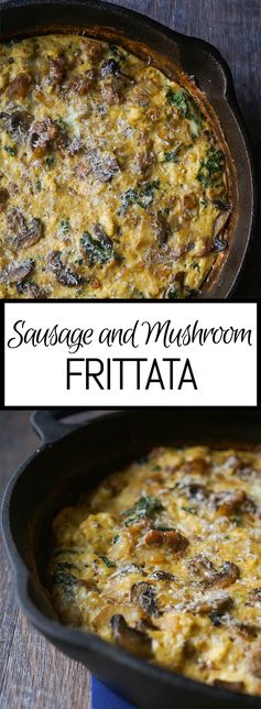 Sausage and Mushroom Frittata