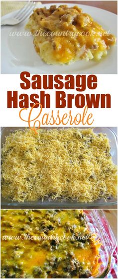 Sausage Hash Brown Breakfast Casserole