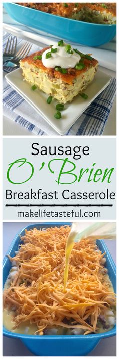 Sausage O'Brien Breakfast Casserole