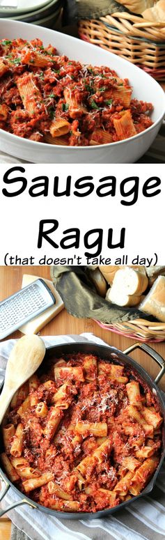 Sausage Ragu Rigatoni