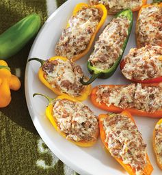 Sausage-Stuffed Mini Sweet Peppers