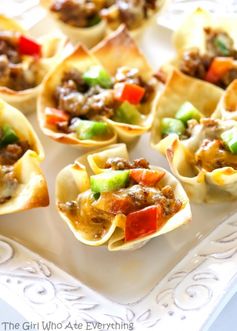 Sausage Wonton Stars