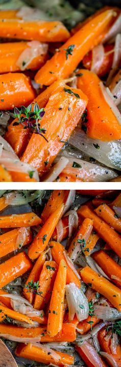 Sautéed Carrots and Shallots with Thyme