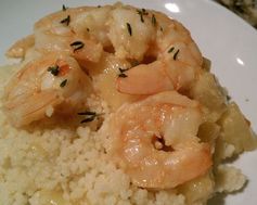 Sautéed Shrimp with Pineapple