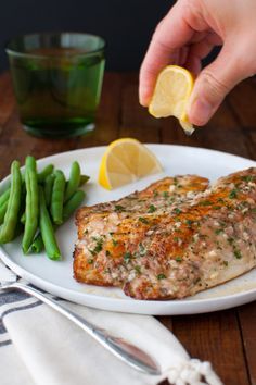 Sautéed Tilapia with Garlic Herb Butter Sauce