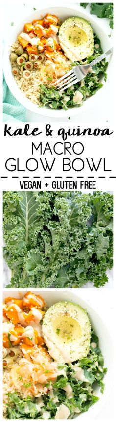 Savory Kale & Quinoa Macro Glow Bowl