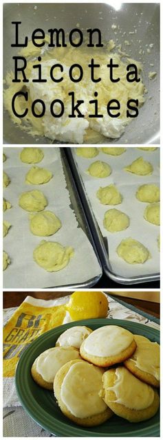 Savory Lemon Ricotta Cookies