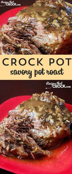 Savory Pot Roast (Crock Pot