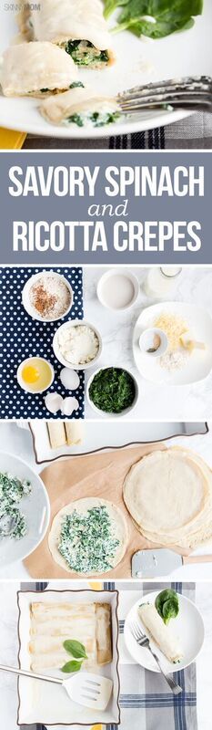 Savory Spinach and Ricotta Crepes