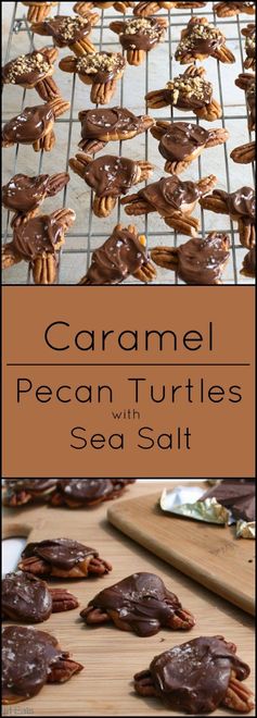 Sea Salt Caramel Pecan Turtles