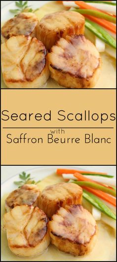 Seared Scallops with Saffron Beurre Blanc