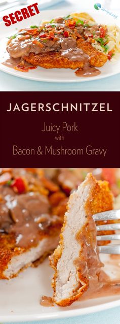 Secret Jagerschnitzel - German Hunter Schnitzel