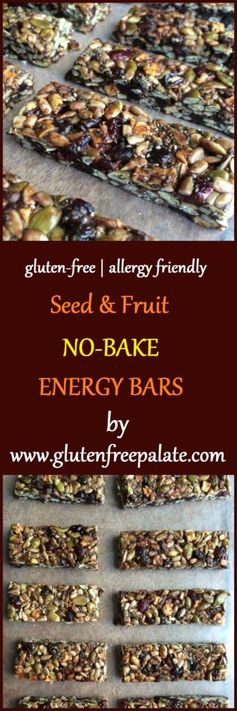 Seed & Fruit No-Bake Energy Bars (5 Ingredients