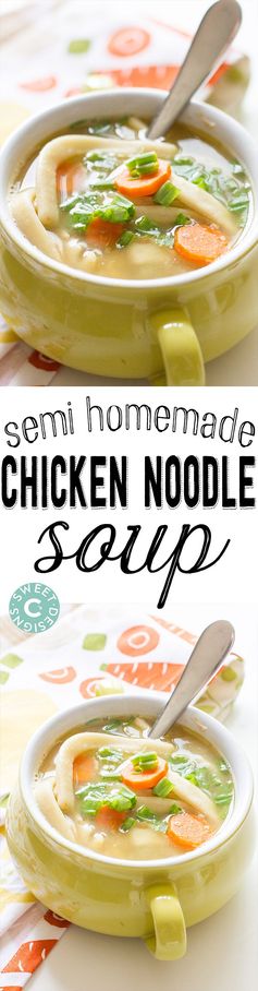 Semi Homemade Chicken Noodle Soup