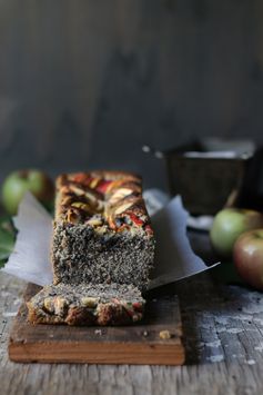 Sesame-Almond Apple Cake