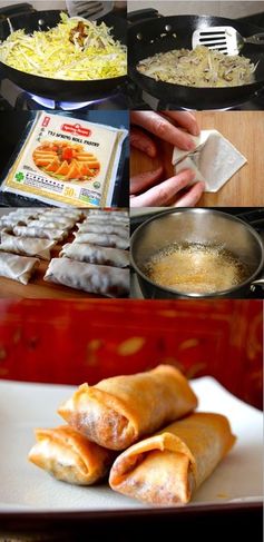 Shanghai-style spring rolls