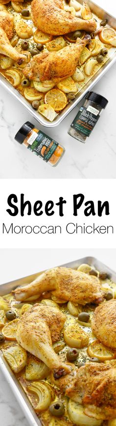 Sheet Pan Moroccan Chicken