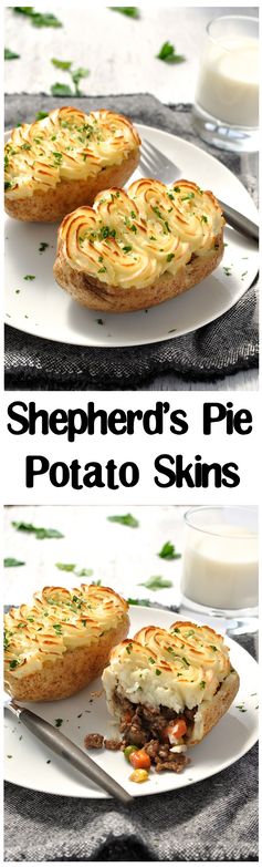 Shepherd's Pie Potato Skins