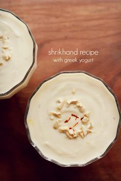 Shrikhand recipe with greek yogurt