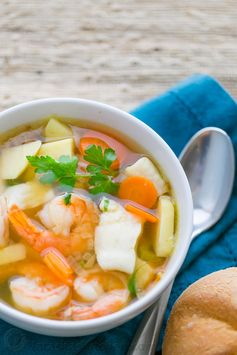 Shrimp and Fish Soup (Ukha