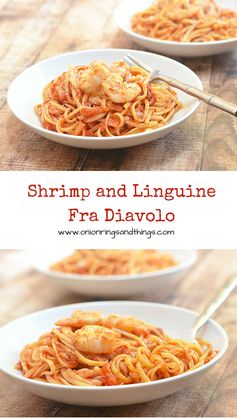Shrimp and Linguine Fra Diavolo