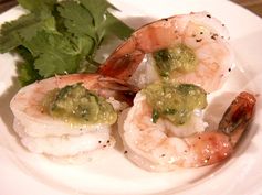 Shrimp Cocktail with Tomatillo-Horseradish Sauce