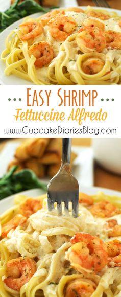 Shrimp Fettuccine Alfredo