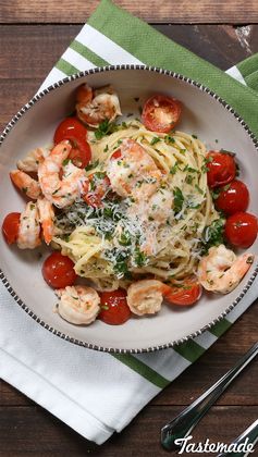 Shrimp Scampi Linguini