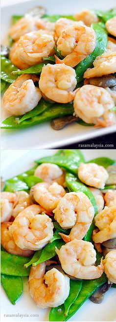 Shrimp with Snow Peas