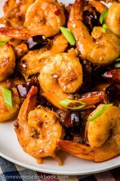 Sichuan Spicy Shrimp Stir-Fry