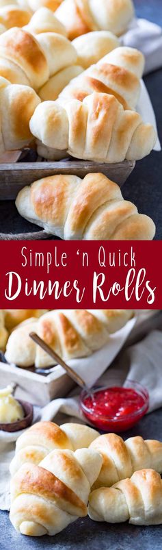 Simple and Quick Dinner Rolls