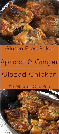 Simple Apricot-Ginger Glazed Chicken