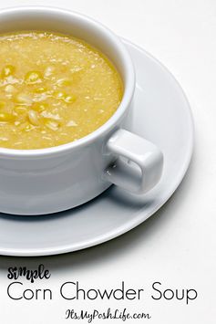 Simple Corn Chowder Soup